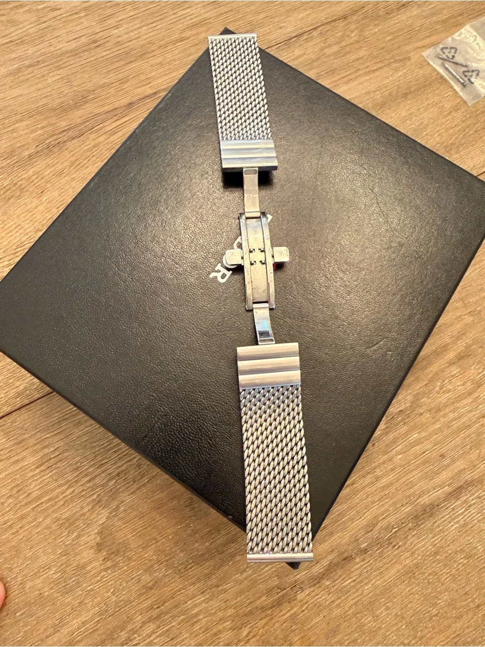 Stain Silver Milanese Matt Stainless Steel Watch Band - Men Accessories -22mm